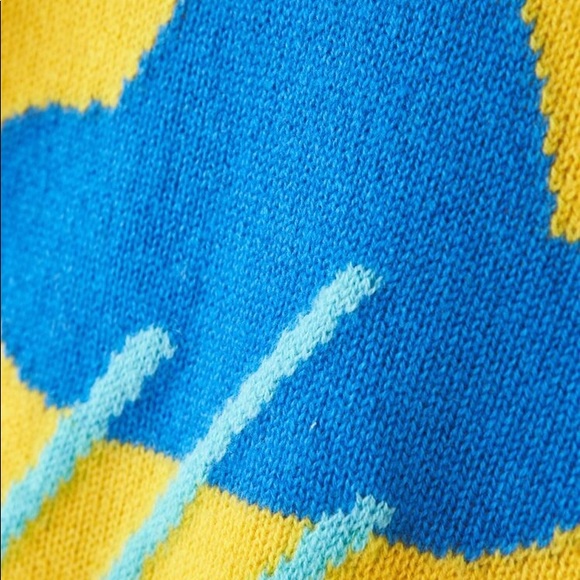 brand new no tag 100% wool weather sweater yellow - Picture 4 of 4